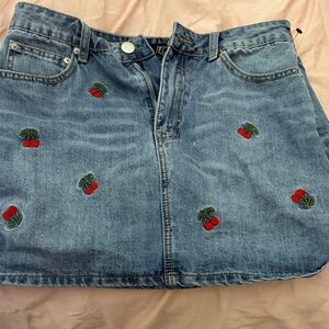 Forever 21 Blue Denim Skirt